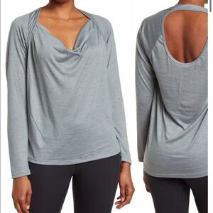 NWT Marika Long Sleeve Cutout Top